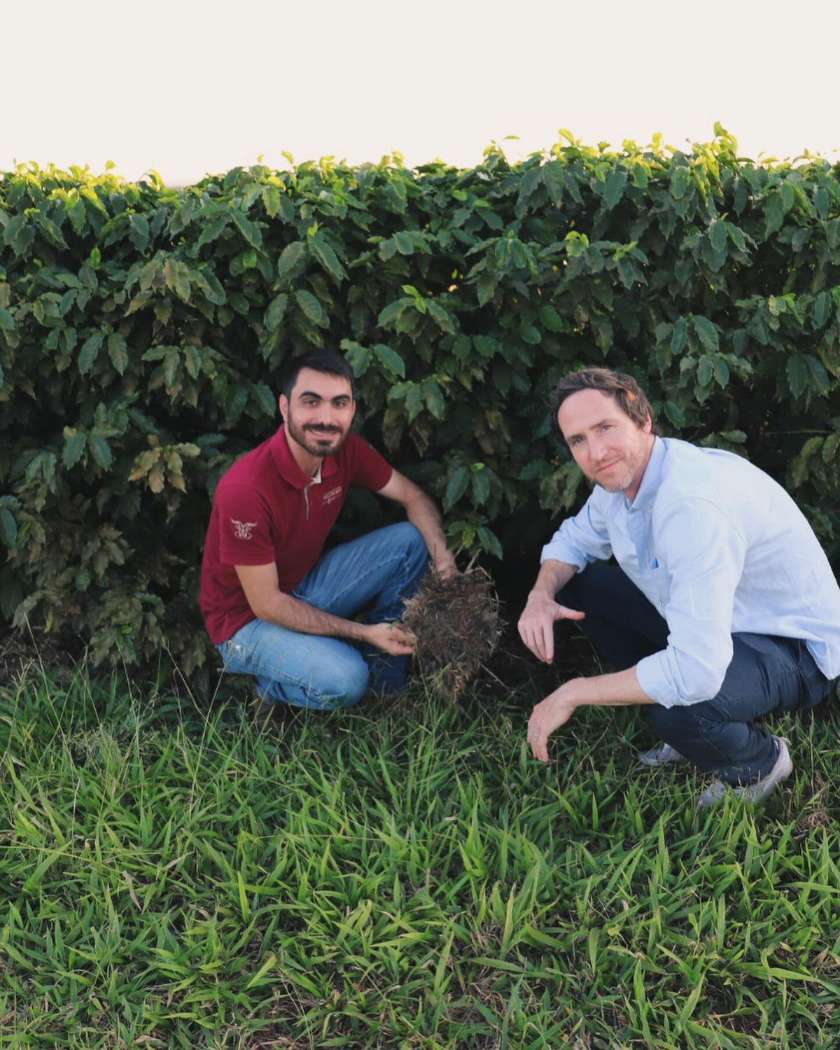 James with Wesley Costa at Fazenda California